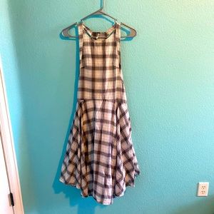 Free People plaid dress with pockets